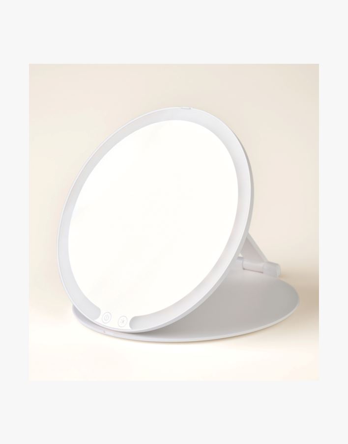 Peegel led valgustusega valge - 19,7x20x1,5 cm ø20 valge - 1