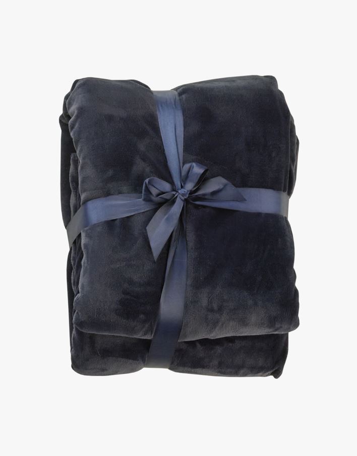 Fliispleed tumesinine - 130x170 cm tumesinine - 1