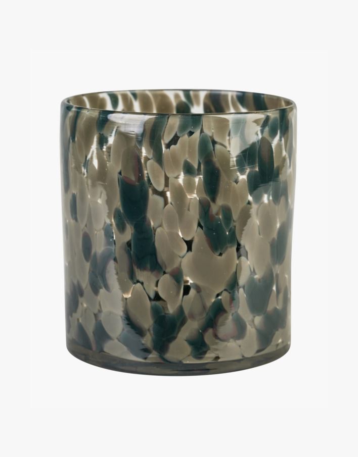 Küünlalatern mitmevärviline/sinine - 12x12x13,5 cm mitmevärviline/sinine - 1