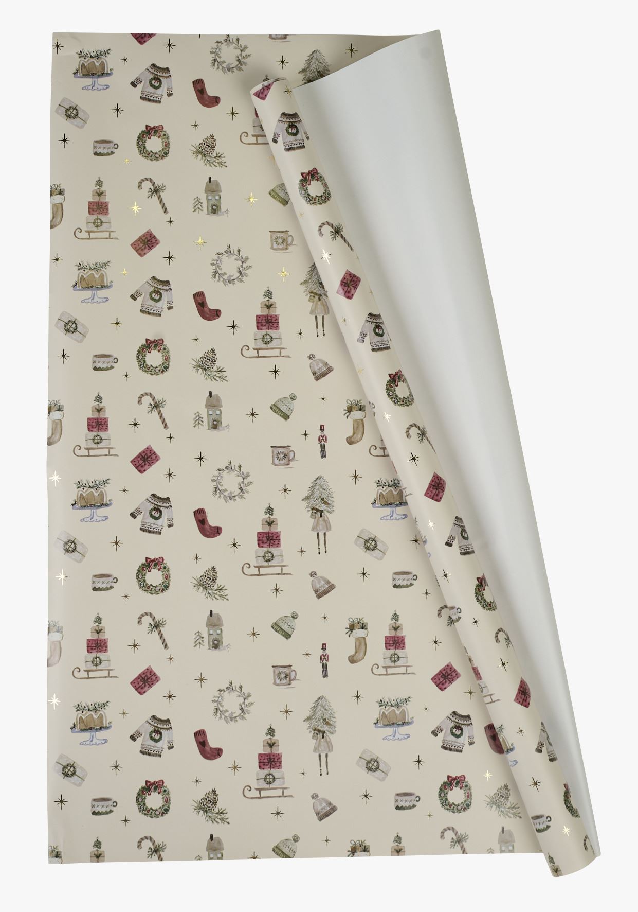 Kinkepaber loodusvalge - 70x300 cm loodusvalge - 1