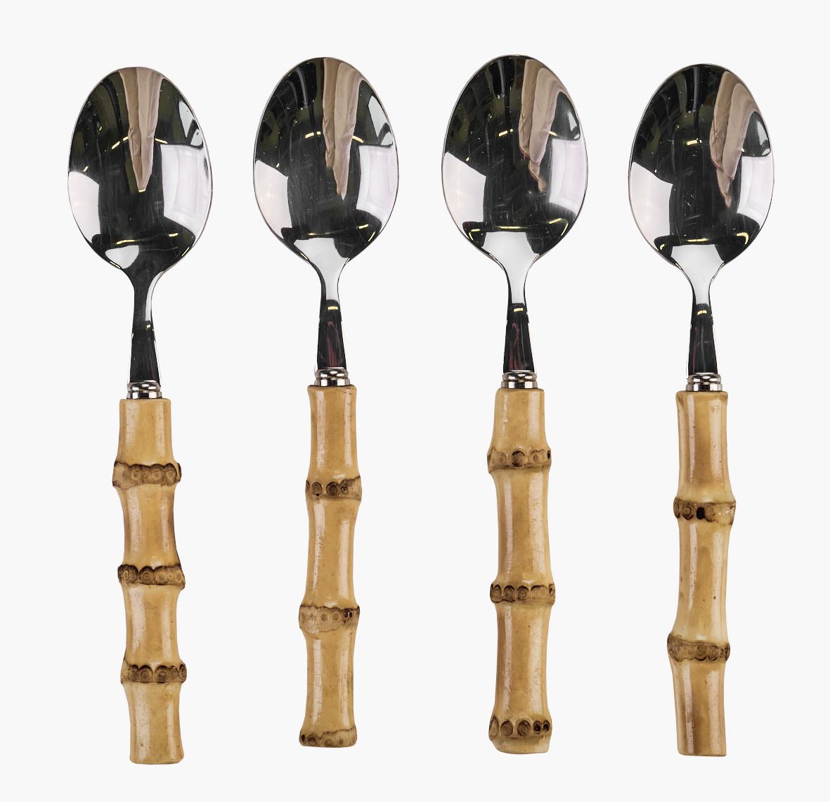 Teelusikas naturaalne toon - 4 stk naturaalne toon - 1