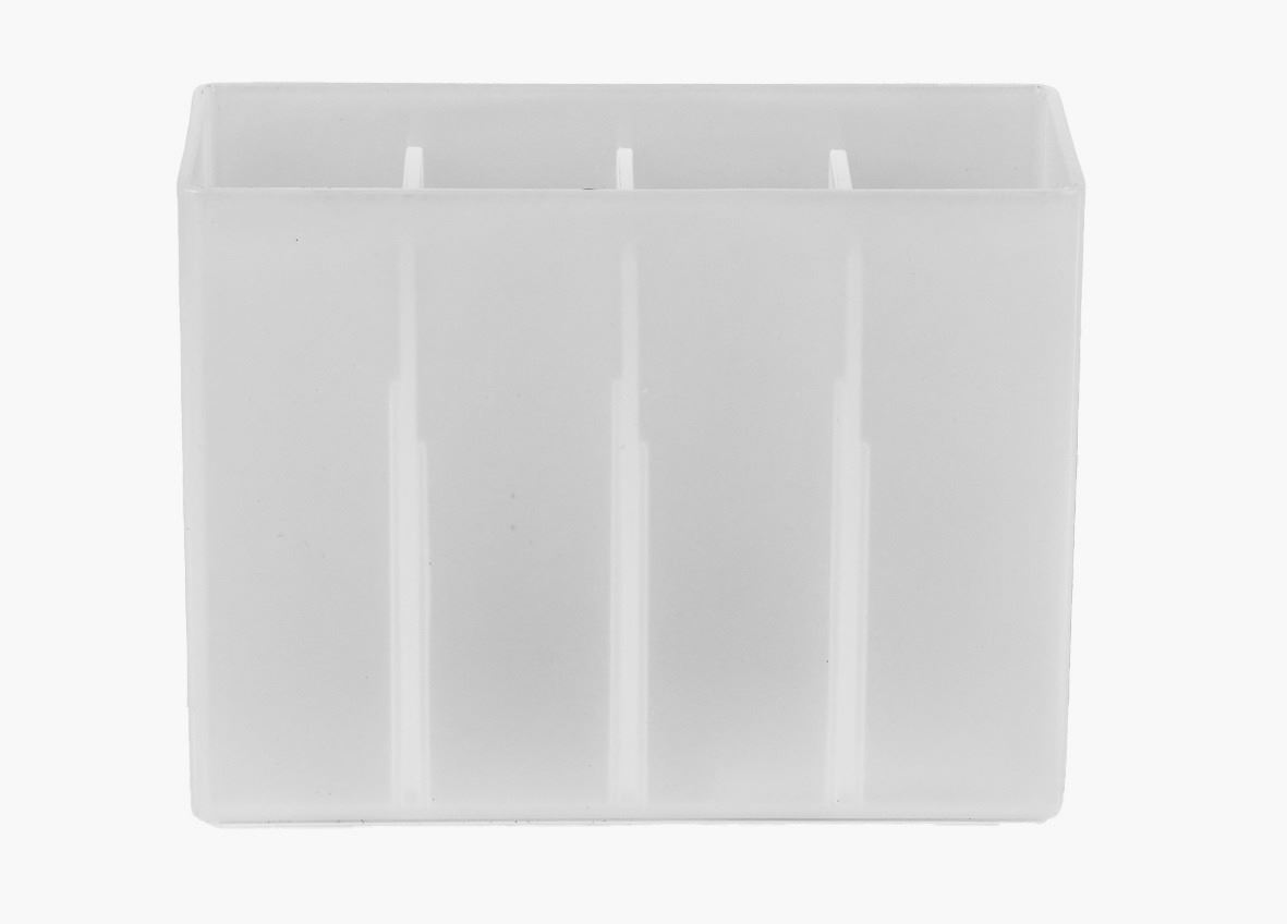 Säilitusnõu härmatis - 5,6x13,5x10,2 cm härmatis - 1