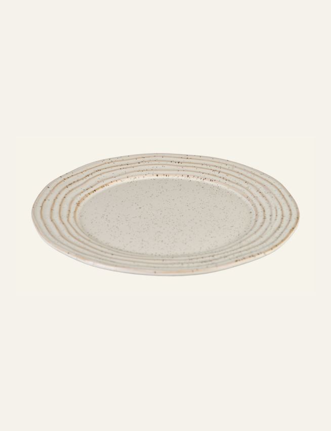 Õhtusöögi taldrik hele beige - 3