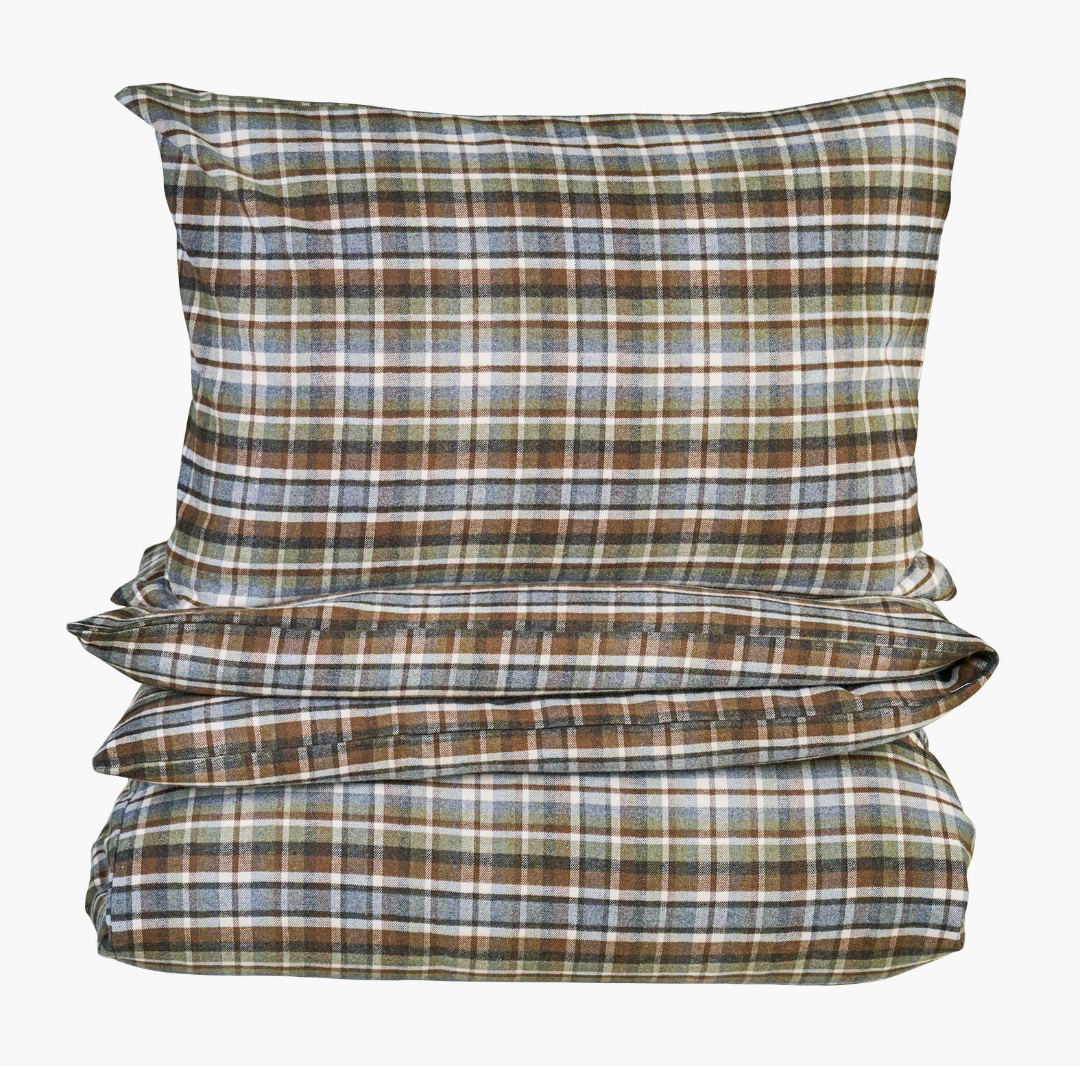 Voodipesukomplekt lõimvärvitud flanell mitmevärviline - 150x210 cm mitmevärviline - 1