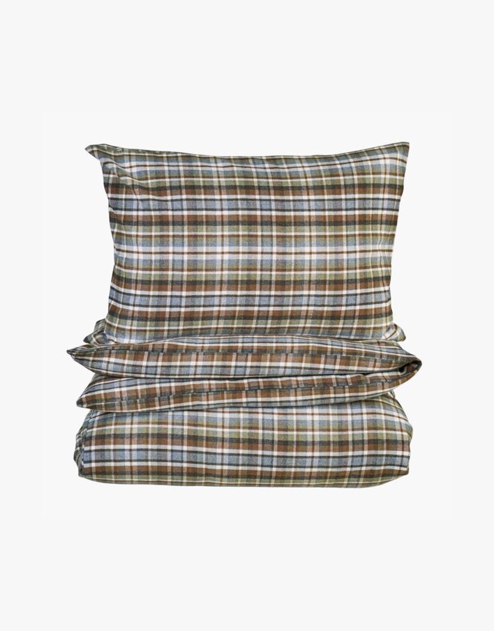 Voodipesukomplekt lõimvärvitud flanell mitmevärviline - 230x220 cm mitmevärviline - 1