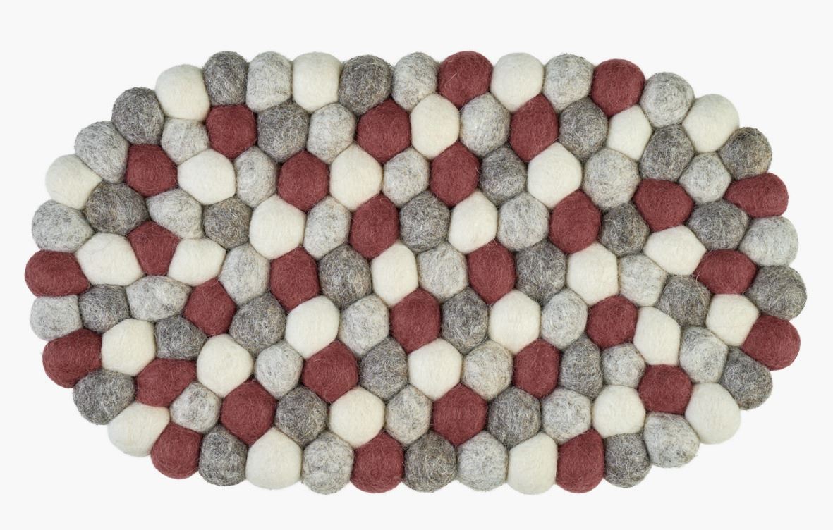 Pannialus mitmevärviline/punane - 33x19 cm mitmevärviline/punane - 1