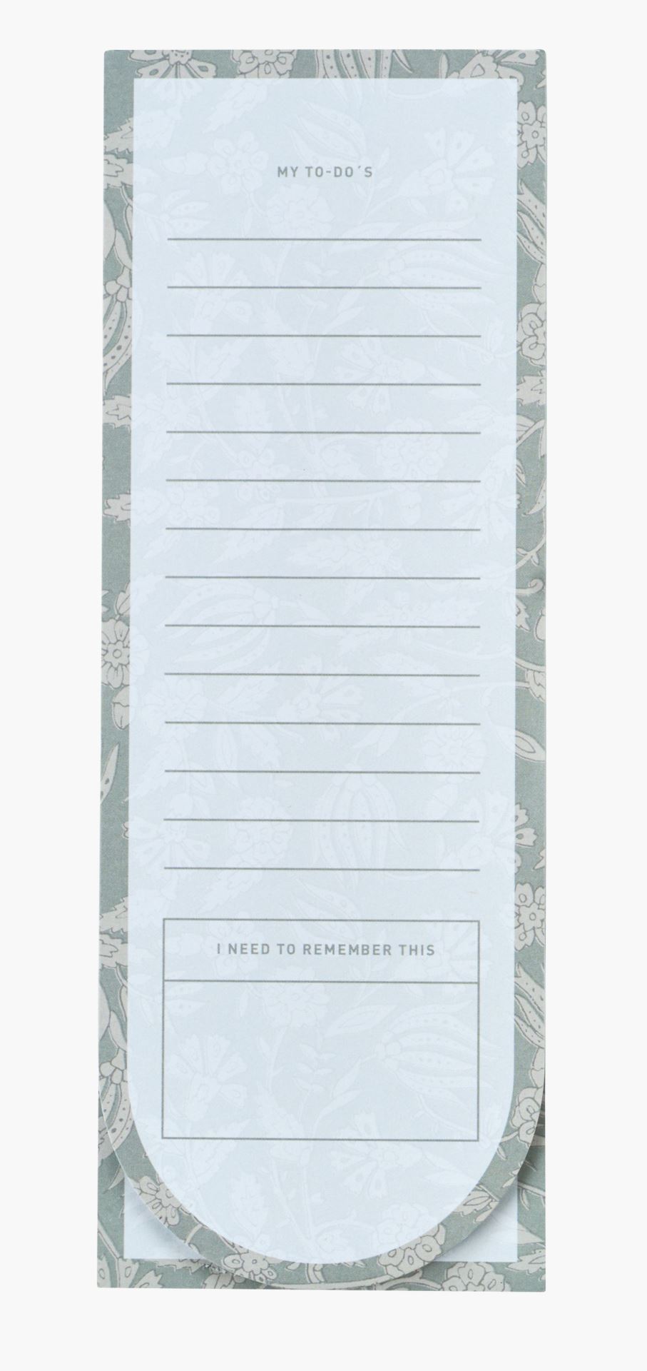 Märkmik roheline - 7,5x21x0,8 cm roheline - 1