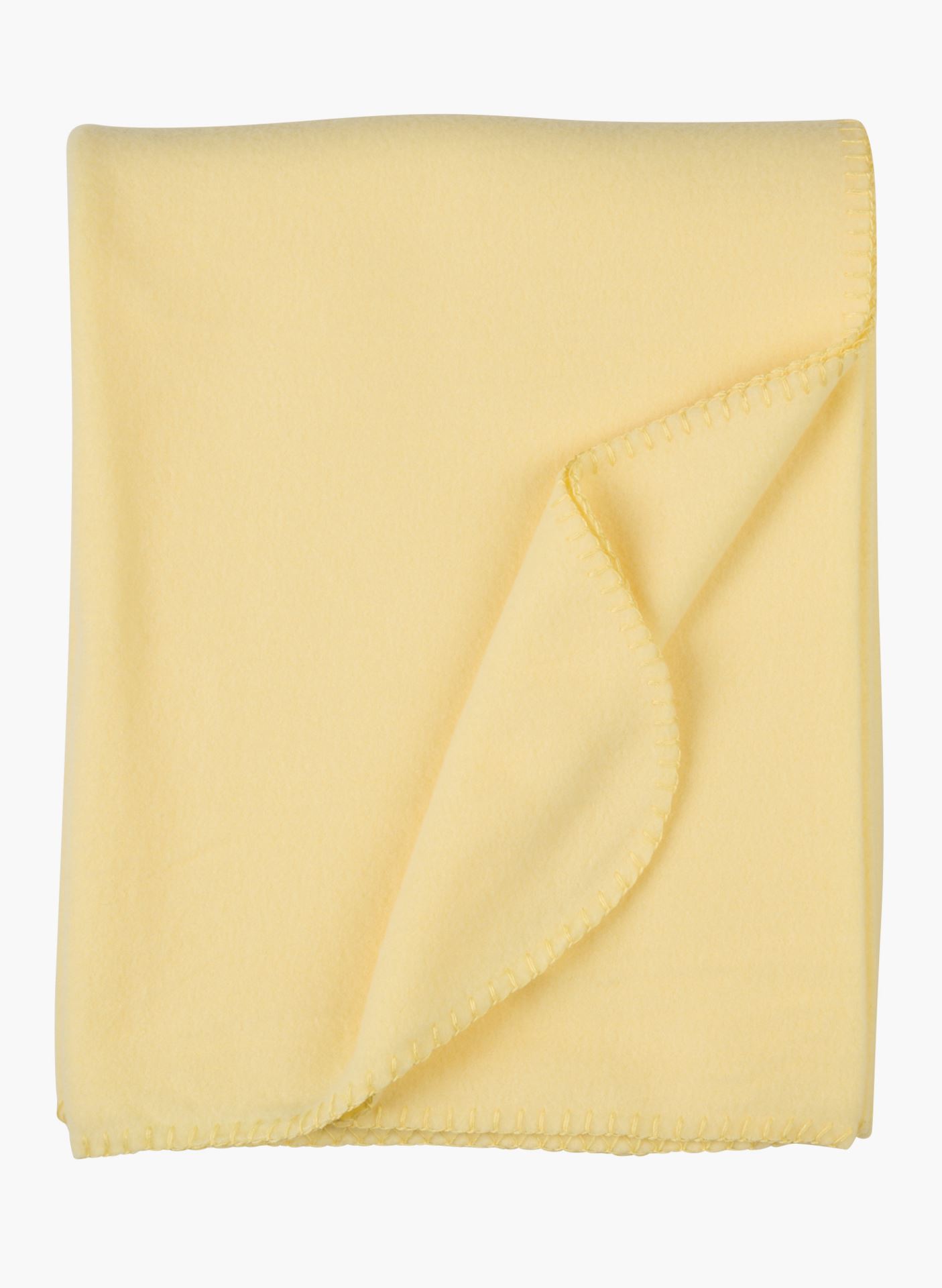 Fliispleed hele kollane - 130x170 cm hele kollane - 1