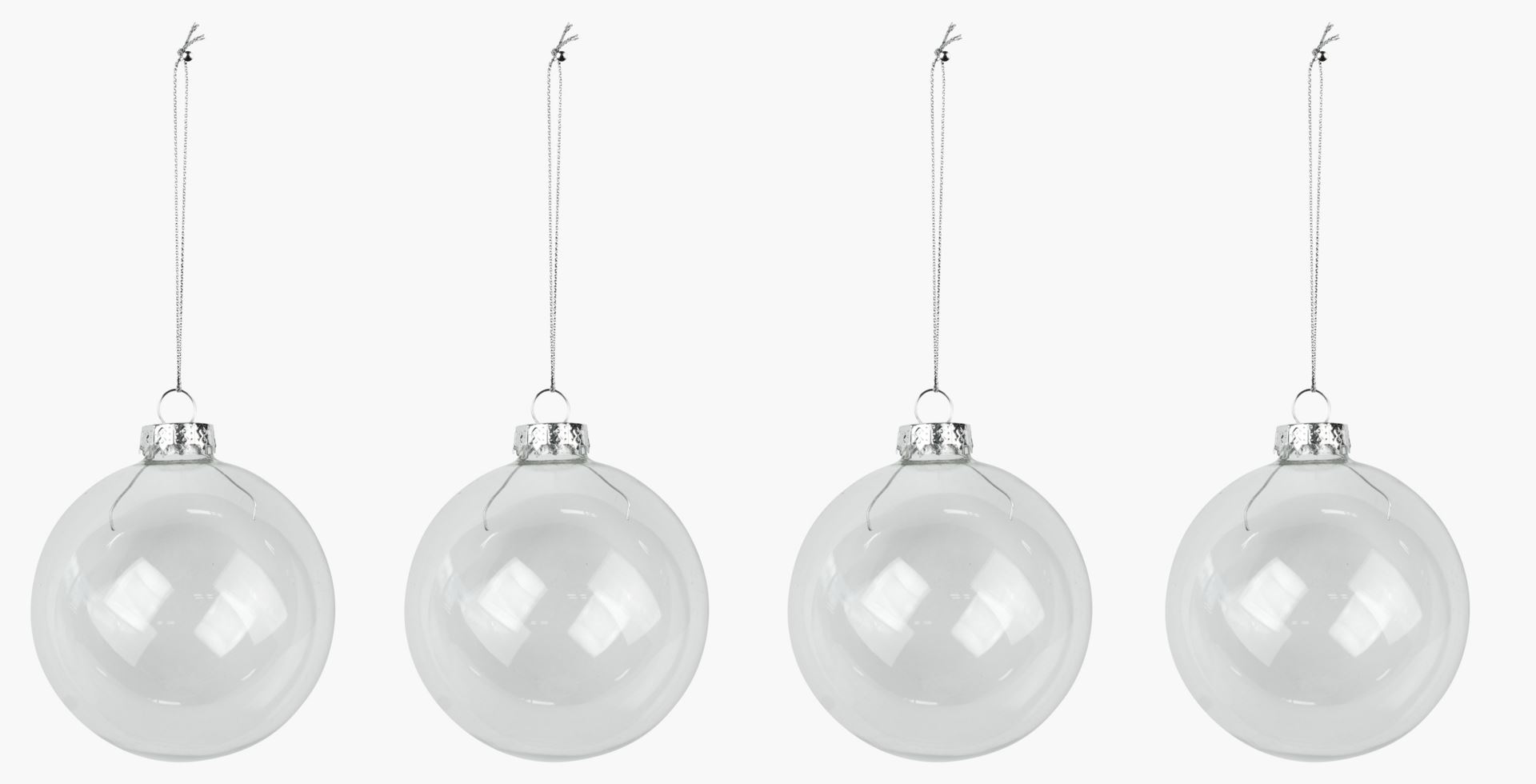 Jõulupallid läbipaistev - ø8 läbipaistev - 1