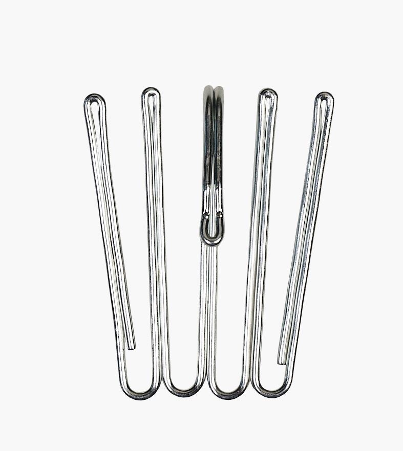 Kõrge kardinakonks terashall - 4,5x3cm terashall - 1