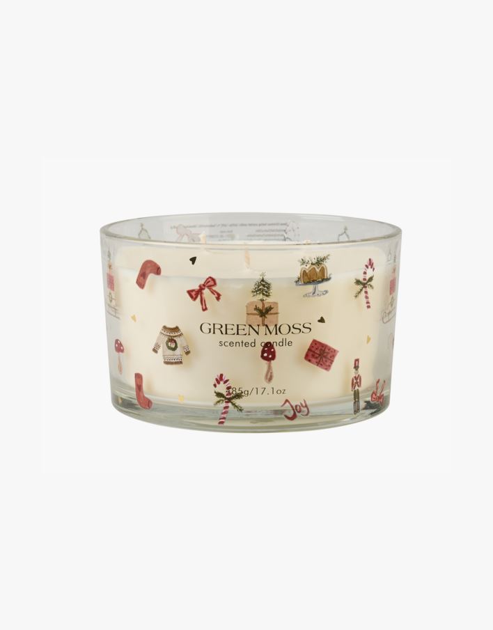 Lõhnaküünal mitmevärviline/punane - 485 g mitmevärviline/punane - 1