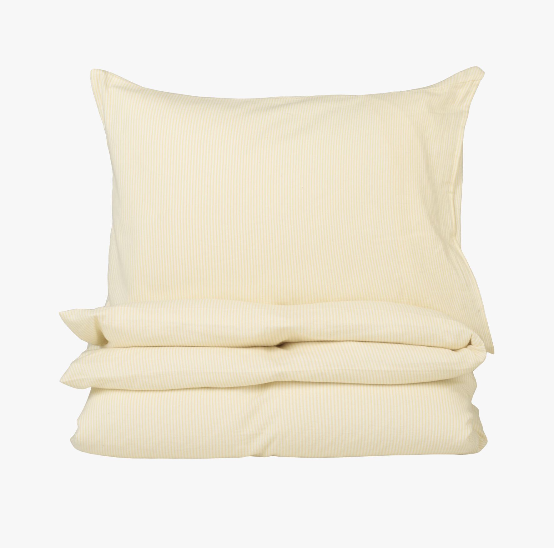 Flanell voodipesukomplekt kollane - 150x210 cm kollane - 1