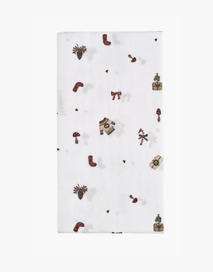 Õhtusöögi salvrätikud mitmevärviline - 40x40 cm mitmevärviline - 1