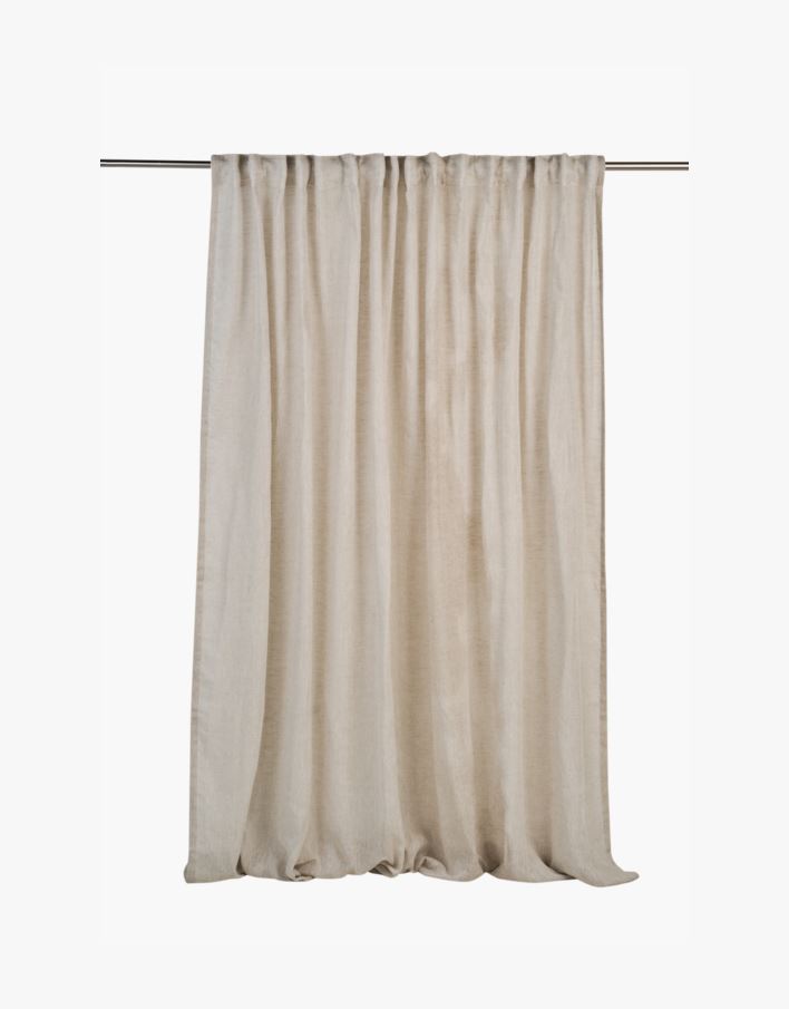 Eriti lai linane kardin naturaalne toon - 240x300 cm naturaalne toon - 1