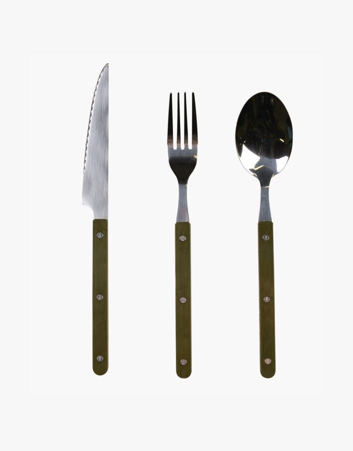 Söögiriistad 3 tk roheline - 3 stk roheline - 1