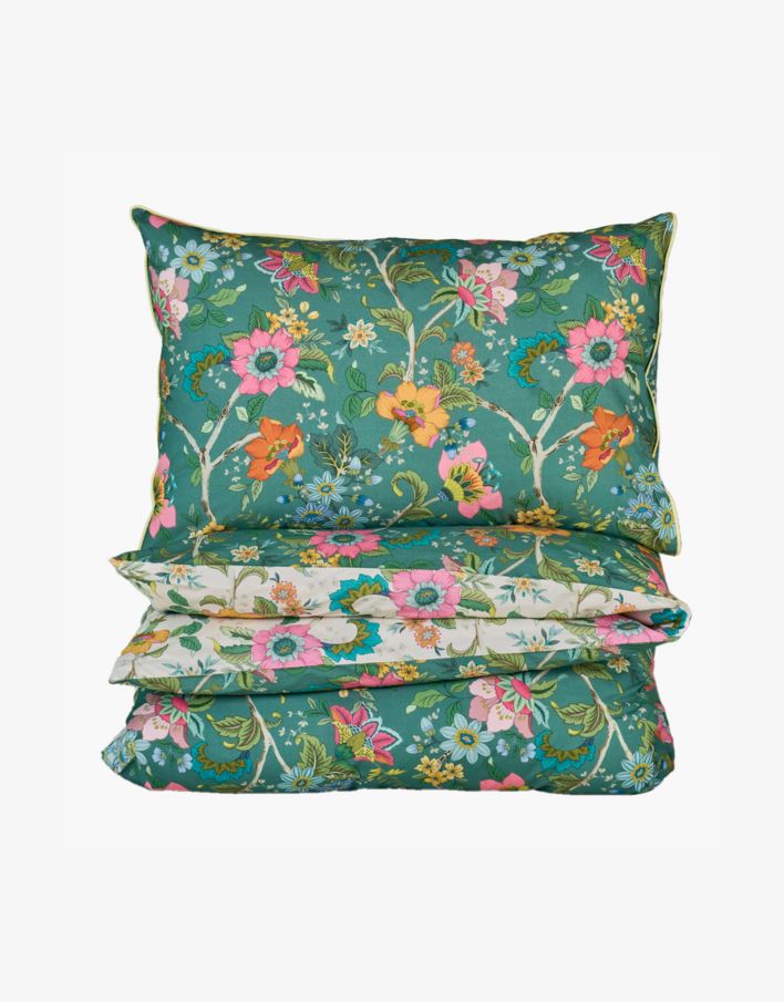 Voodipesukomplekt perkalpuuvillast mitmevärviline - 150x210 cm mitmevärviline - 1