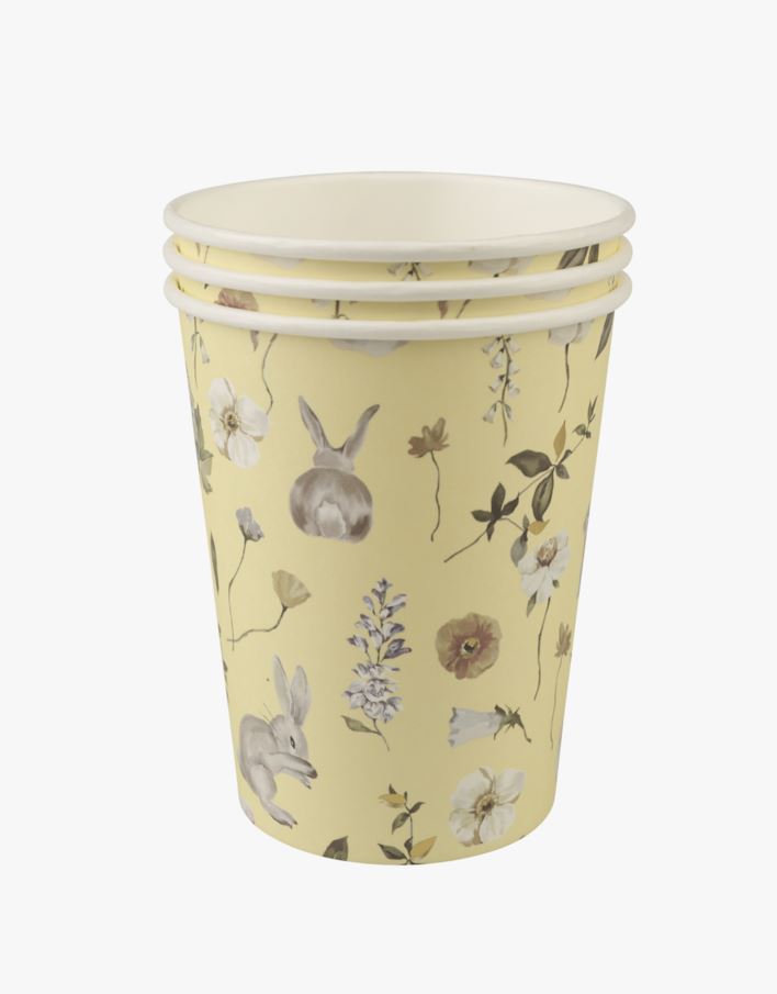 Papptass x 8 mitmevärviline/kollane - 250 ml mitmevärviline/kollane - 1