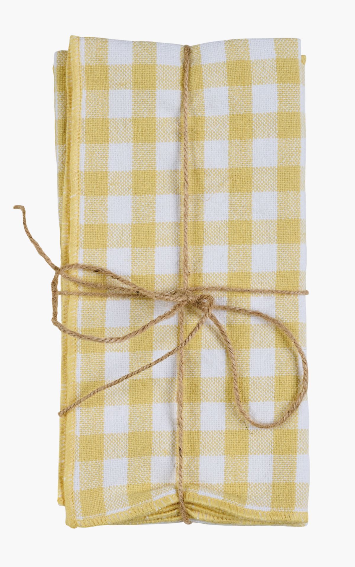 Kangast salvrätik 2tk           kollane - 45x45 cm kollane - 1