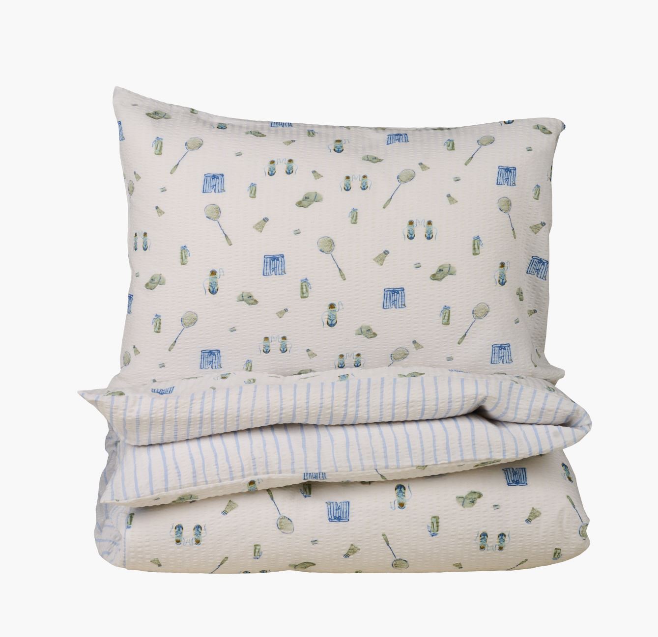 Voodipesukomplekt mitmevärviline/roheline - 230x220 cm mitmevärviline/roheline - 1