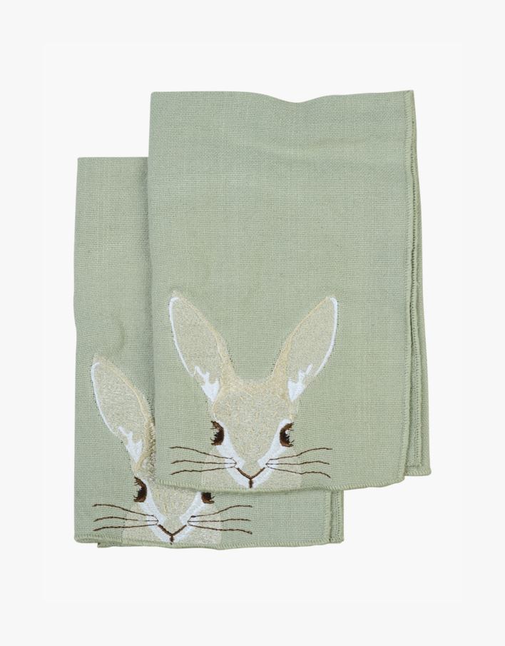 Kangast salvrätik 2tk heleroheline - 45x45 cm heleroheline - 1