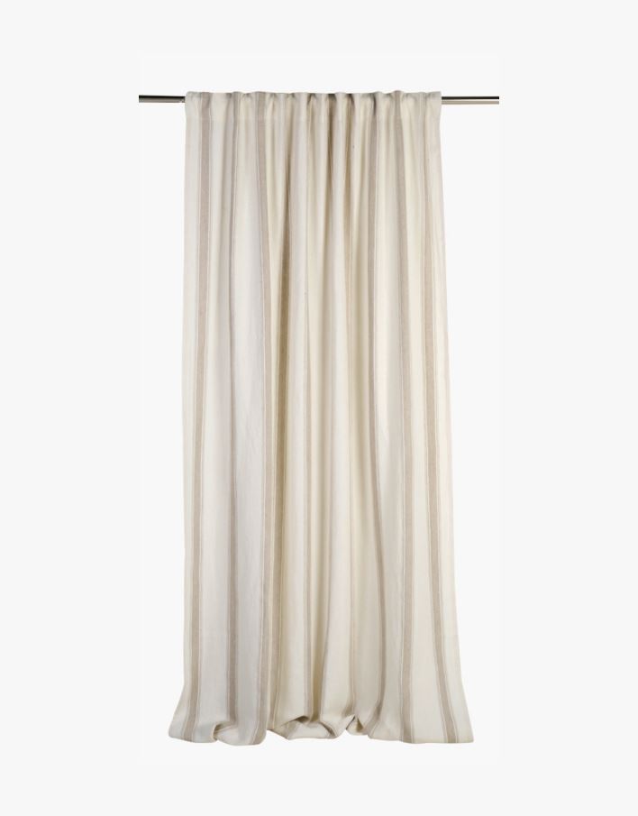 Linane kardin mitmevärviline/valge - 138x250 cm mitmevärviline/valge - 1