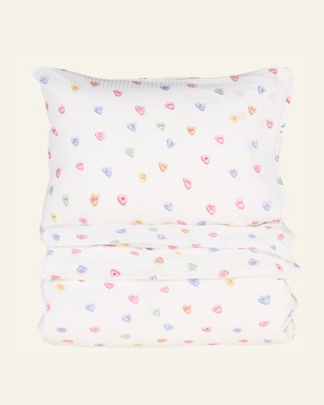Voodipesukomplekt krepp-puuvillane mitmevärviline - 230x220 cm/50x60 cm mitmevärviline - 1