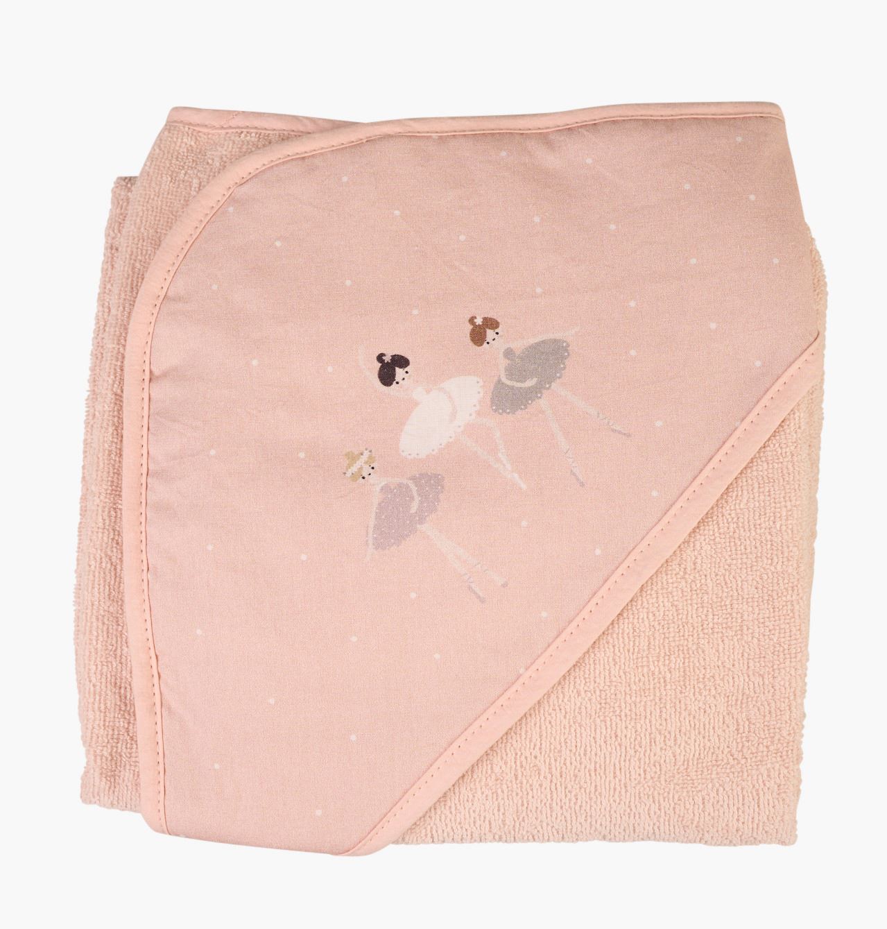 Kapuutsiga rätik roosa - 75x75 cm roosa - 1