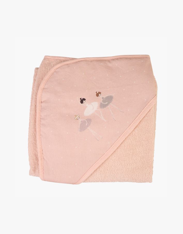 Kapuutsiga rätik roosa - 75x75 cm roosa - 1