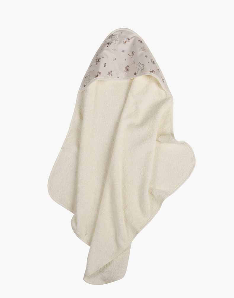 Kapuutsiga rätik mitmevärviline/valge - 75x75 cm mitmevärviline/valge - 1