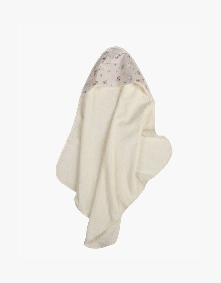 Kapuutsiga rätik mitmevärviline/valge - 75x75 cm mitmevärviline/valge - 1