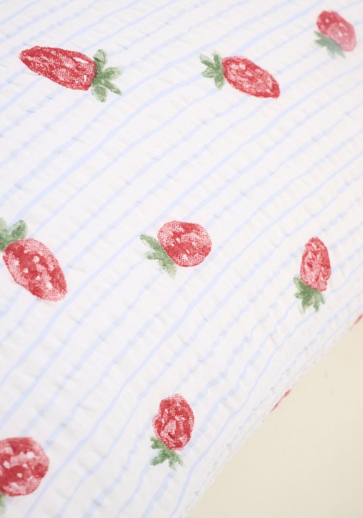 Padjapüür krepp-puuvill hele sinine - 2