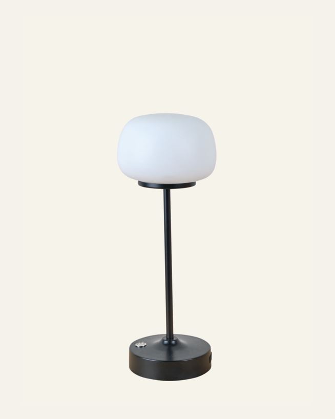 Led laualamp must - 27,8 cm ø10,6 must - 1