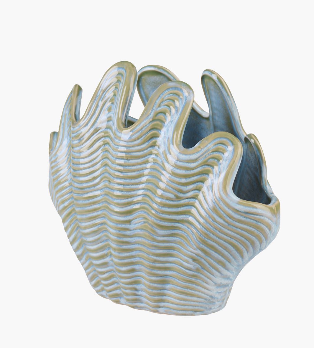 Vaas mitmevärviline/sinine - 24,5x14x21,5 cm mitmevärviline/sinine - 1