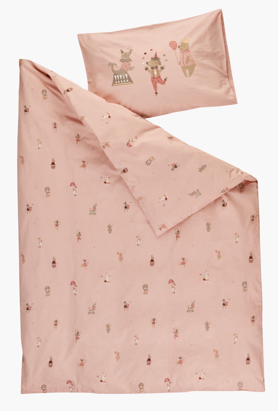 Voodiriided roosa - 100x130 38x55 cm roosa - 1