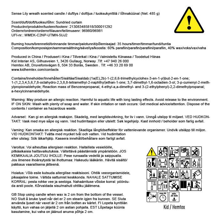 Lõhnaküünal heleroheline - 3