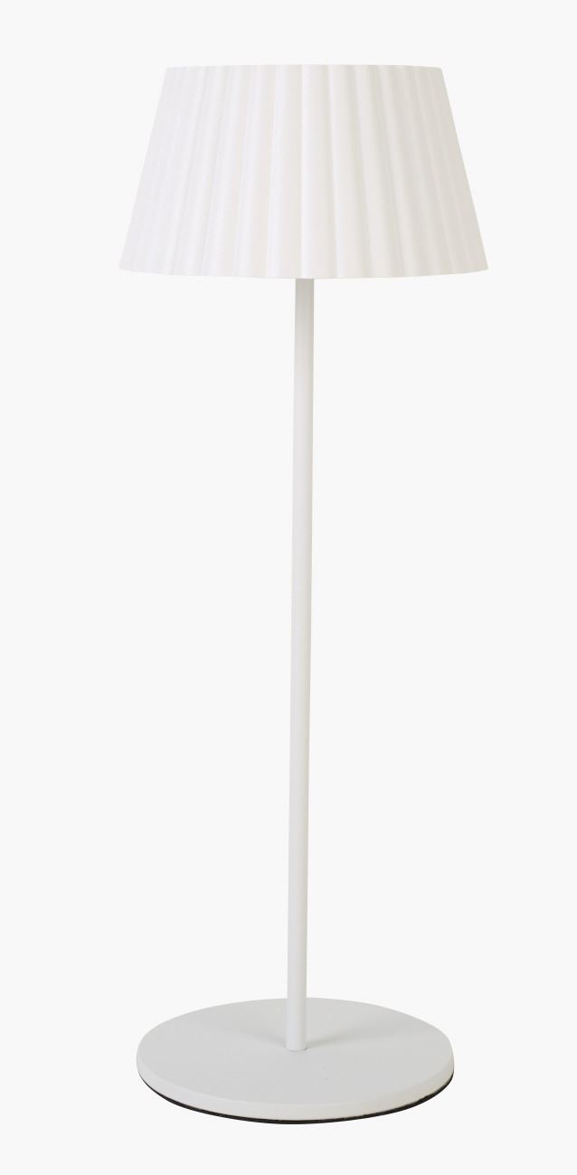 Patareitoitel valgusti valge - 37,5 cm ø13,5 valge - 1