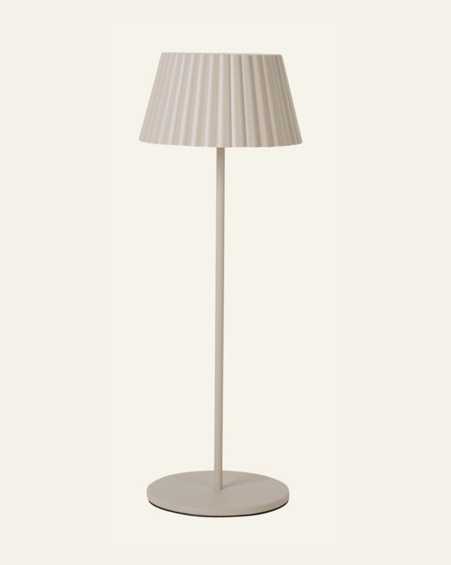 Led laualamp beež - 37,5 cm ø13,5 beež - 1