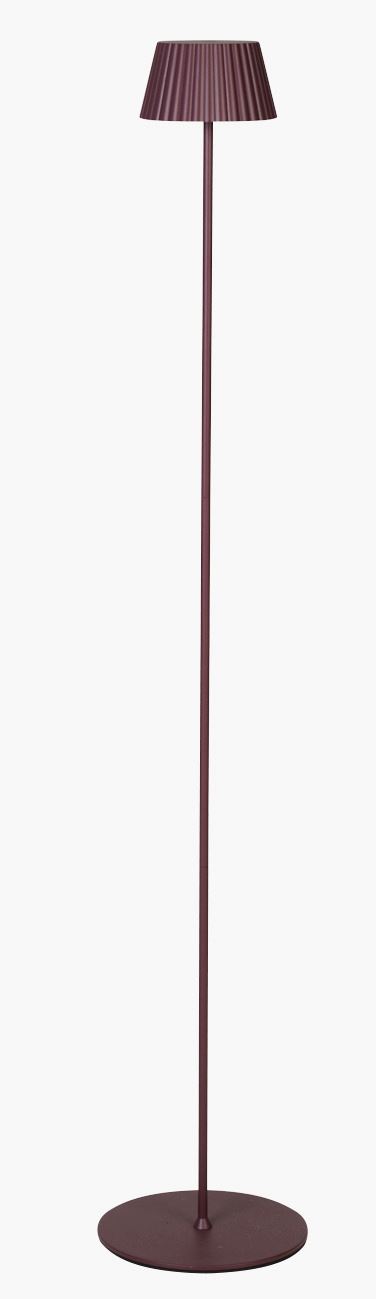 Led põrandavalgustip tumepunane - 122 cm ø13,5 tumepunane - 1