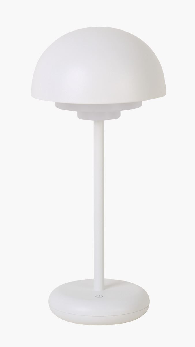 Patareitoitel valgusti valge - 28,2 cm ø13,7 valge - 1