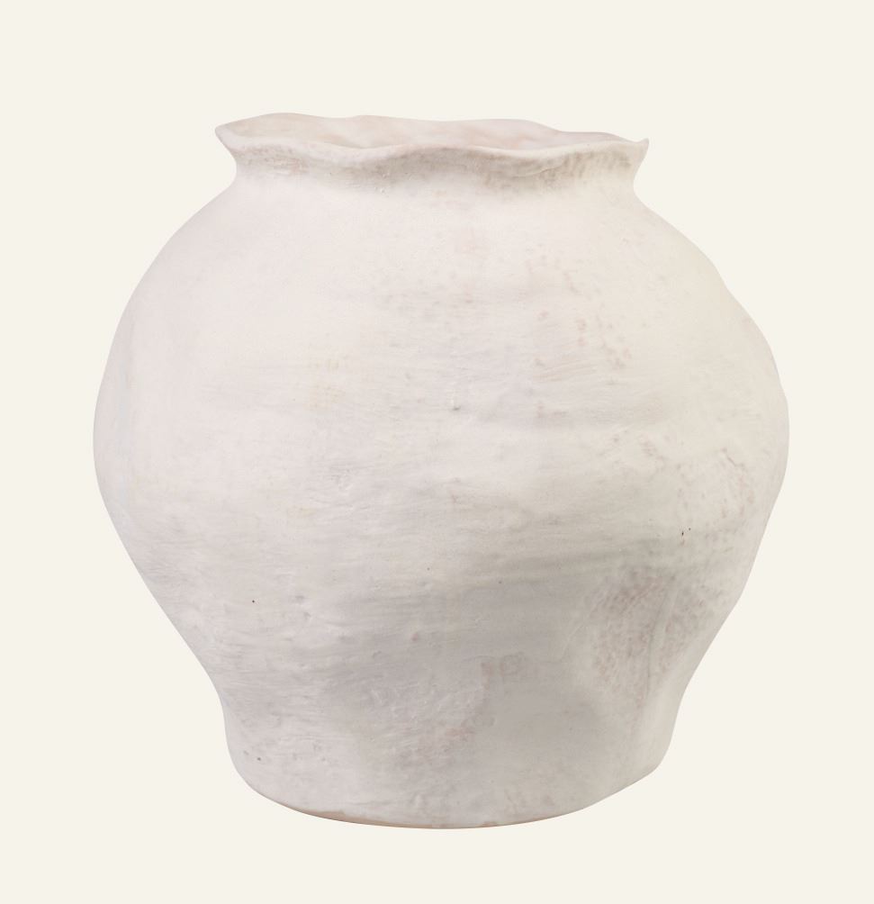 Vaas valge - 25,6x25,6x24,4 cm valge - 1