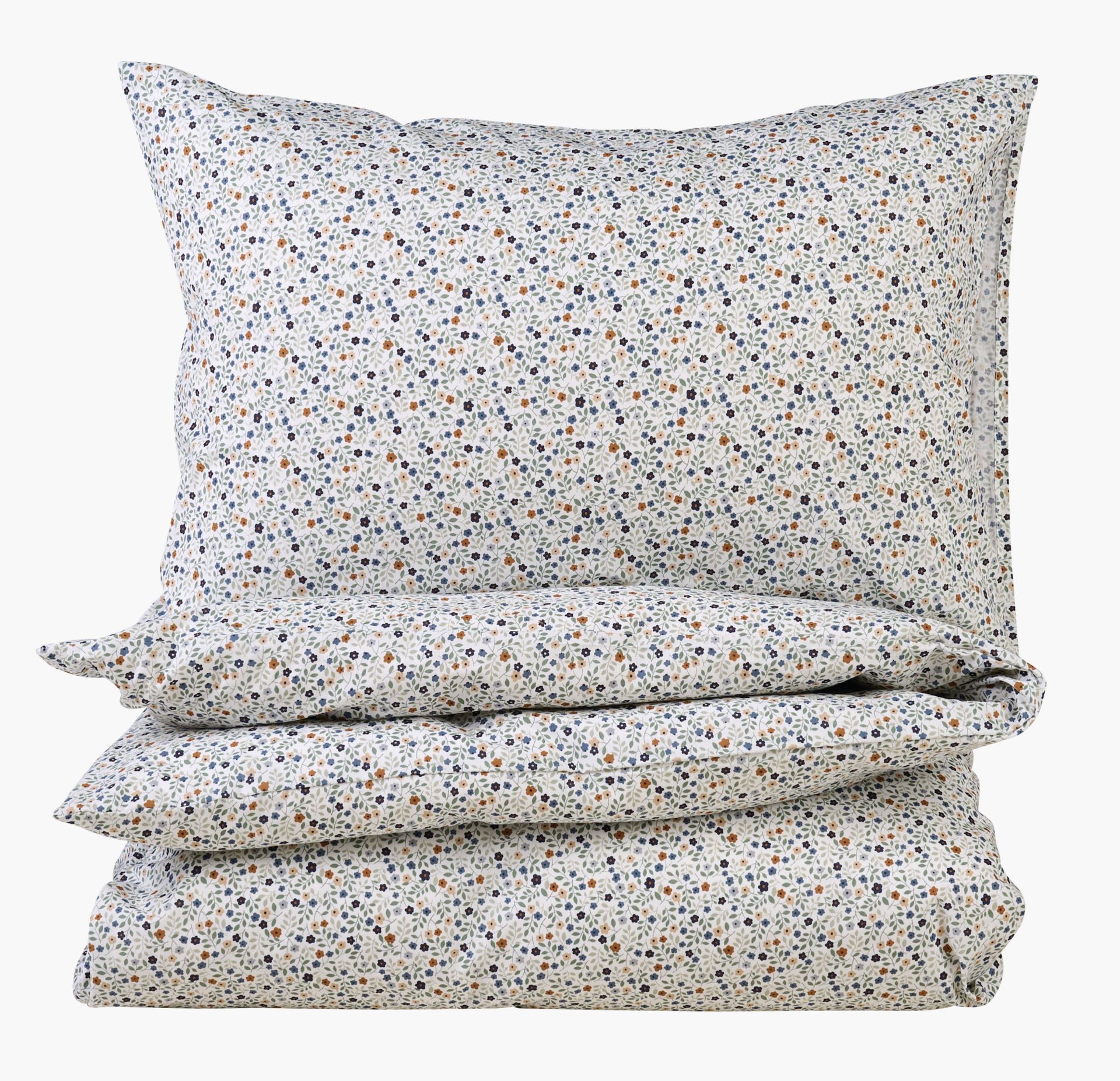 Voodipesukomplekt puuvillane mitmevärviline/sinine - 150x210 cm mitmevärviline/sinine - 1