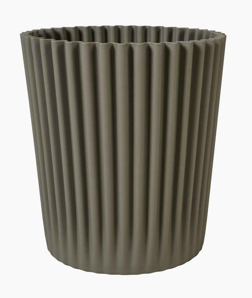 Õuepotid hallikaspruun - 39x39x44 cm hallikaspruun - 1