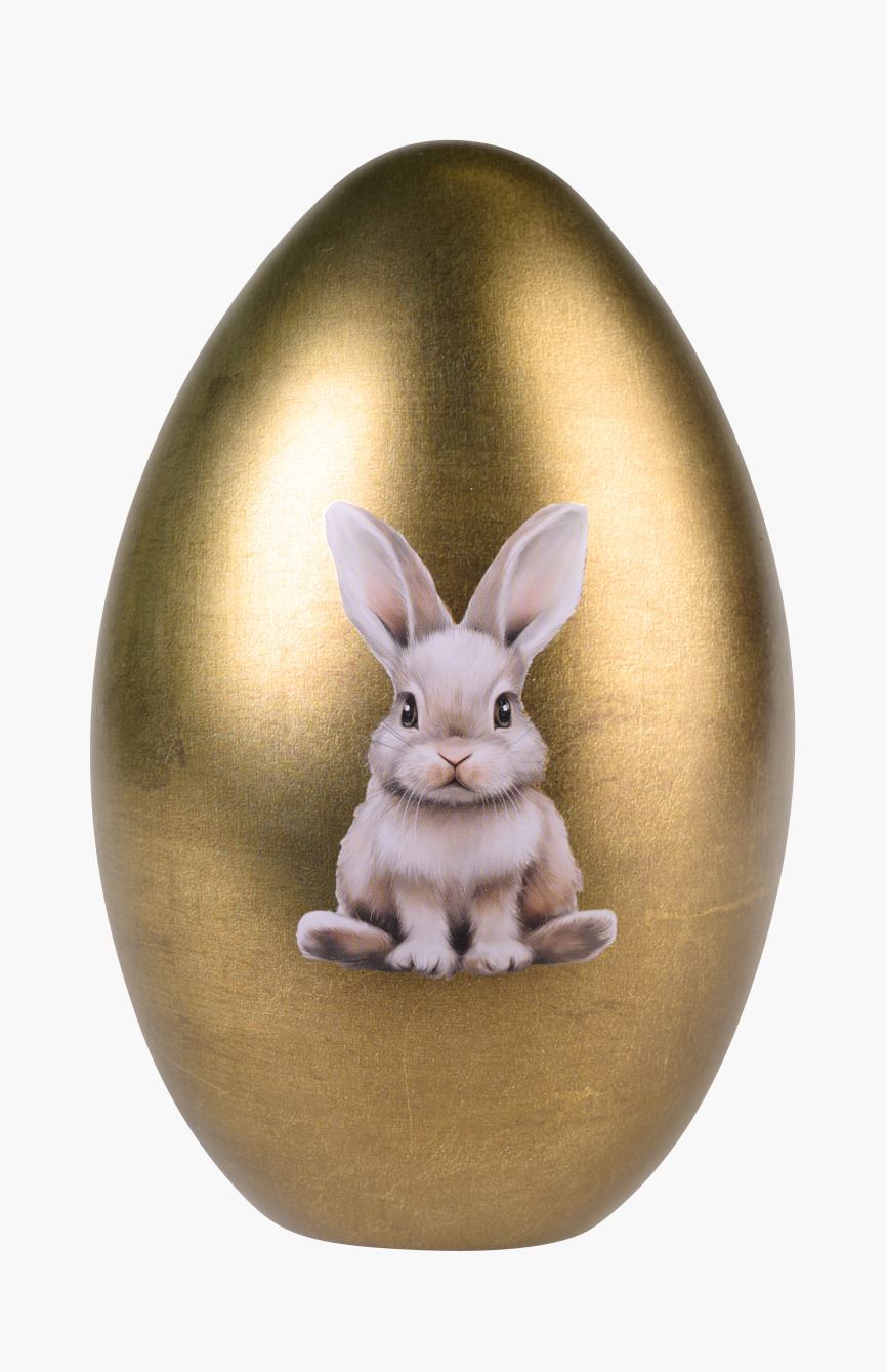 Lihavõttemuna kuldne - 20x13 cm kuldne - 1