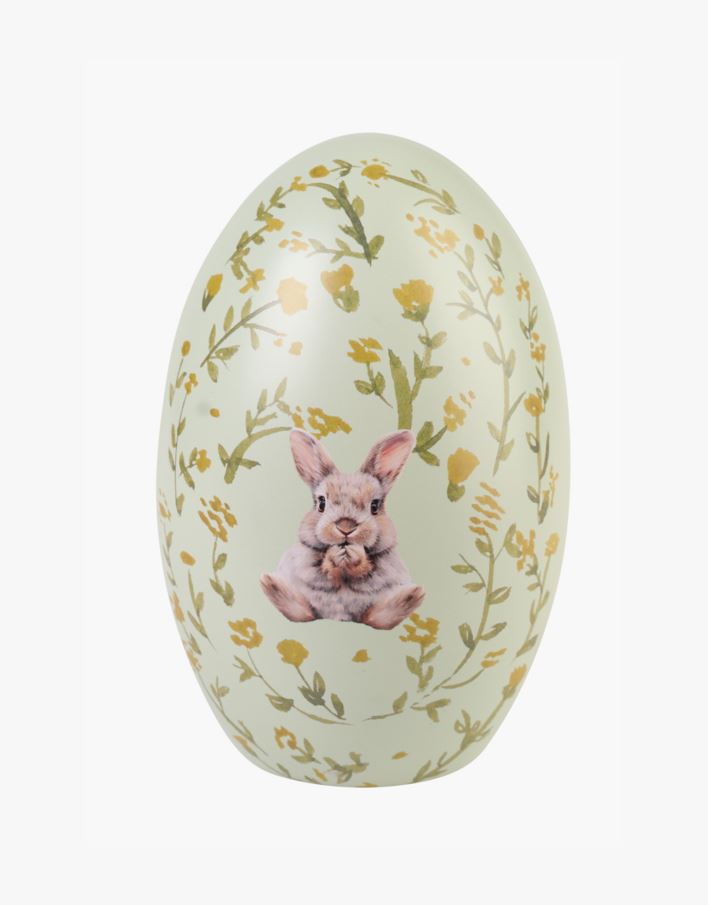 Lihavõttemuna mitmevärviline/roheline - 14x9 cm mitmevärviline/roheline - 1