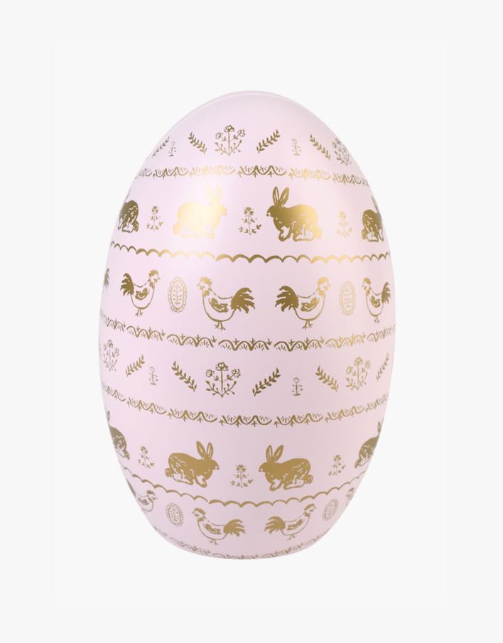 Lihavõttemuna roosa - 14x9 cm roosa - 1