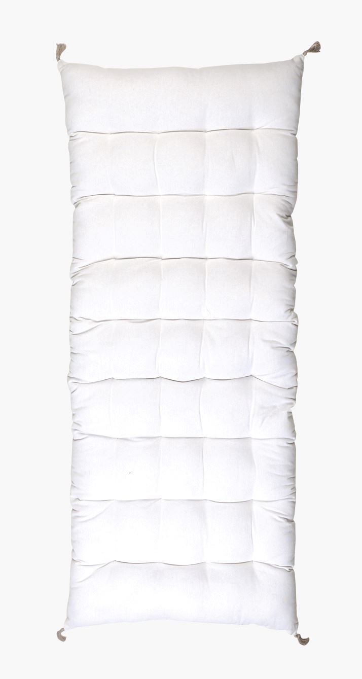 Toolipadi loodusvalge - 60x140x7 cm loodusvalge - 1