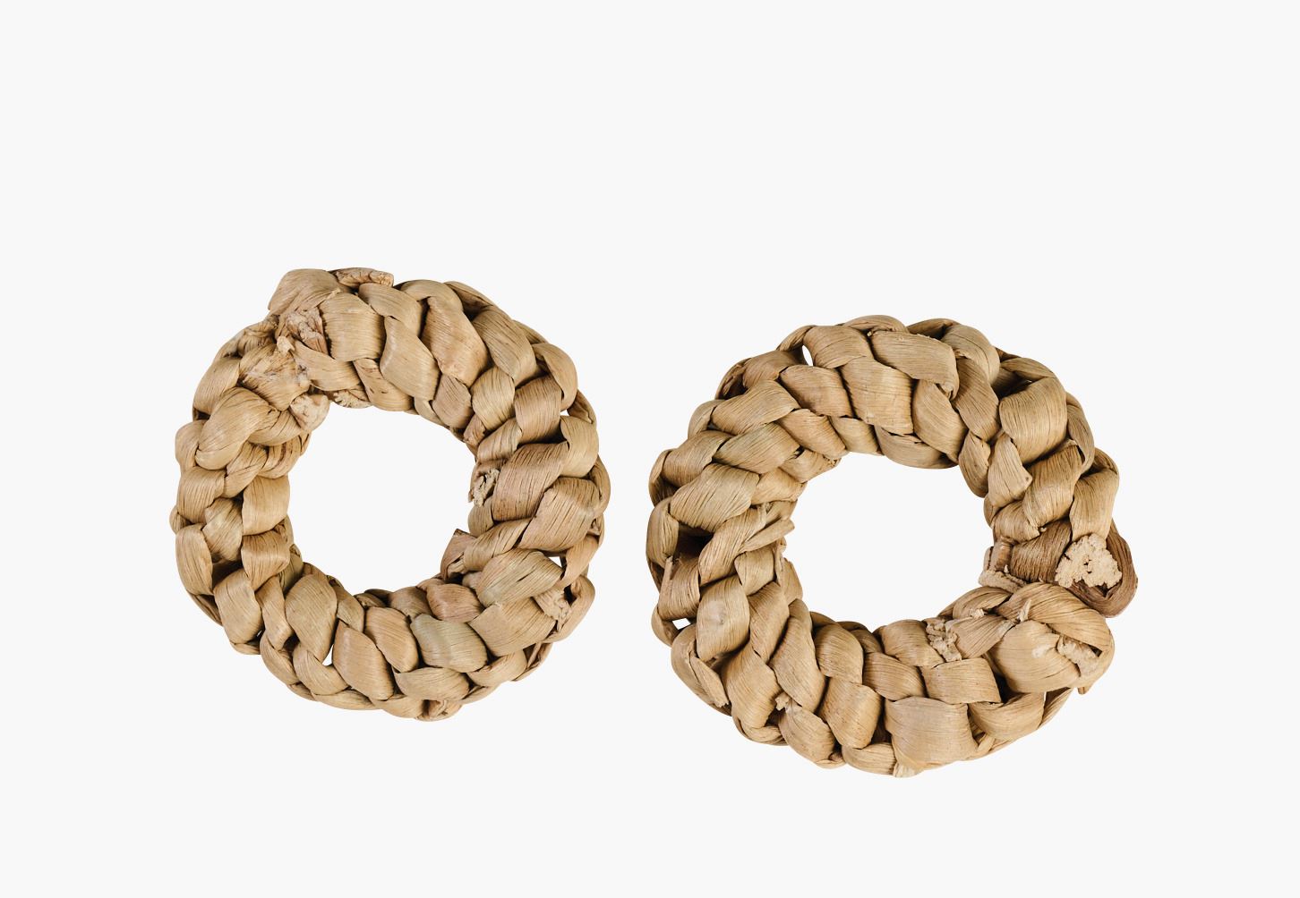 2 tk salvrõngas naturaalne toon - ø6,5cm h2cm naturaalne toon - 1