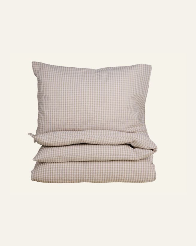 Voodipesukomplekt krepp-puuvillane sand - 150x210 cm sand - 1