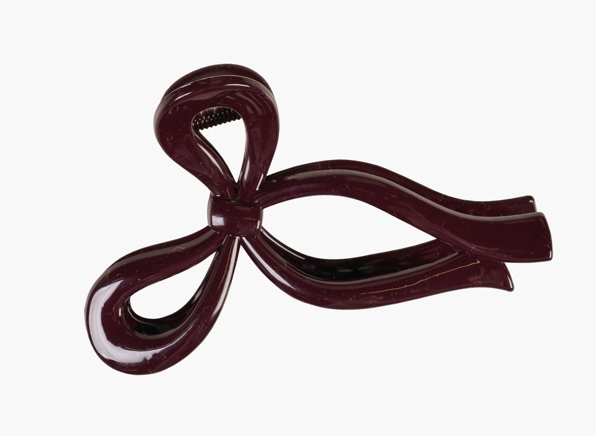 Juukseklamber tumepunane - 11x7x3,5 cm tumepunane - 1