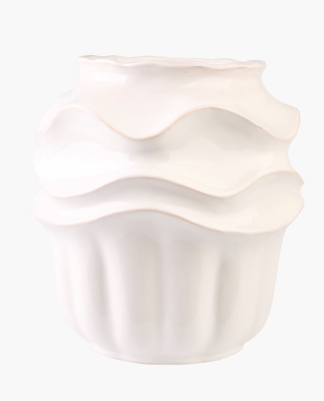 Vaas loodusvalge - 28,5x28,5x30,5 cm loodusvalge - 1